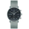 Junghans Form C Chronoscope 40mm Quartz Mesh Band Men's Watch 041/4877.44
