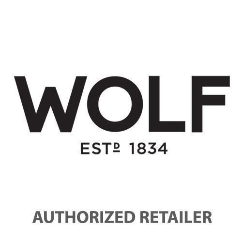 WOLF Axis Black Powder Coat Metal Plating Single Watch Winder 469103